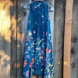 Johnny Was asymmetrical tunic dress